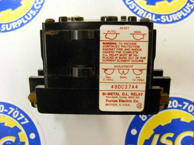 <B>Furnas - </B>48DC37A4 Thermal Overload Relay